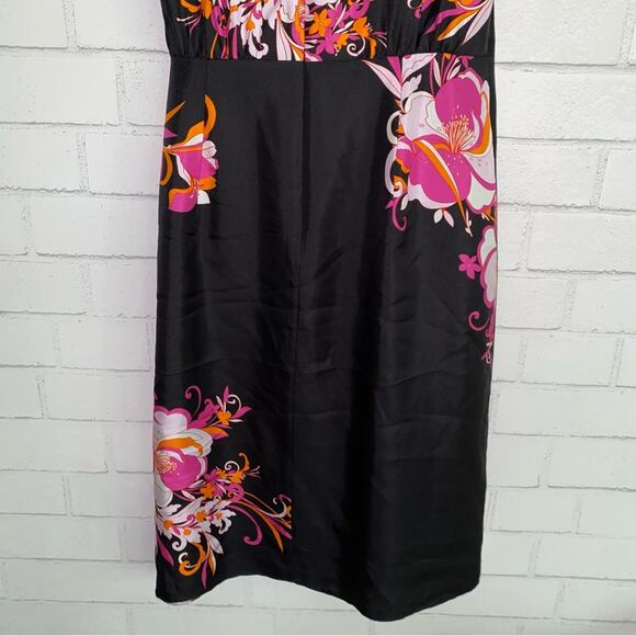 KOBI HALPERIN $498 Suzi Floral-Print Silk Dress sz Women's Small - Picture 9 of 14